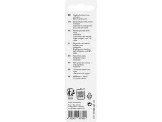 Vulling Faber-Castell Hexo balpen, M, Zwart op blisterkaart - 2