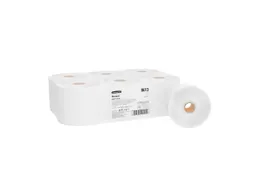 Hostess 8613 Toiletpapier Jumbo 1-laags Wit