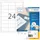 HERMA 10779 Inkjet etiketten A4 66x33,8mm Wit mat 1920 stuks