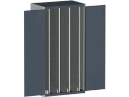 verticale kast,HxBxD 2000x1050x650mm,deur m. perforaties
