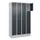 lockerkast,HxBxD 1950x1200x500mm,4x4vakken,vak B 300mm,cil.-slot
