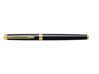 Vulpen Waterman Hémisphère Black lacquer GT Medium Blauwe inkt - 6