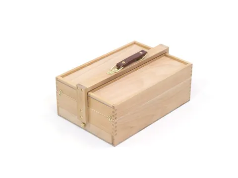 Multifunctionele gereedschapskist Kangaro 3 lagen, 4 laden beukenhout