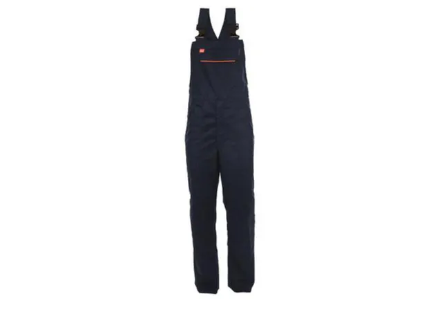 Havep 20015 Amerikaanse overall, fluo oranje/marineblauw, maat 46, per