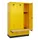 locker met bank,HxBxD 1950x1200x815mm,3vak,vak B 400mm,cilinderslot