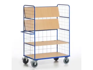 etagewagen,draagverm. 600kg,4etage(s),laadvl. LxB 1000x740mm,houtetage - 2