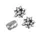 Polyband combi set zilver cadeaulint 1 ei 2 rozetten