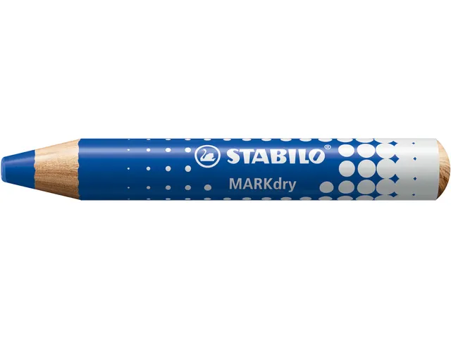 Whiteboardpotlood STABILO MARKdry 30 stuks blauw