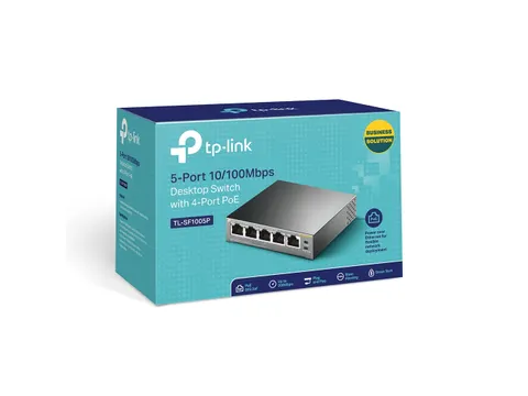 TP-LINK 5-poorts 10/100Mbps Switch Zwart