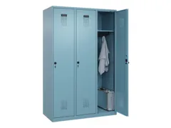 locker,HxBxD 1850x1200x500mm,3vak,vak B 400mm,draaigrendel