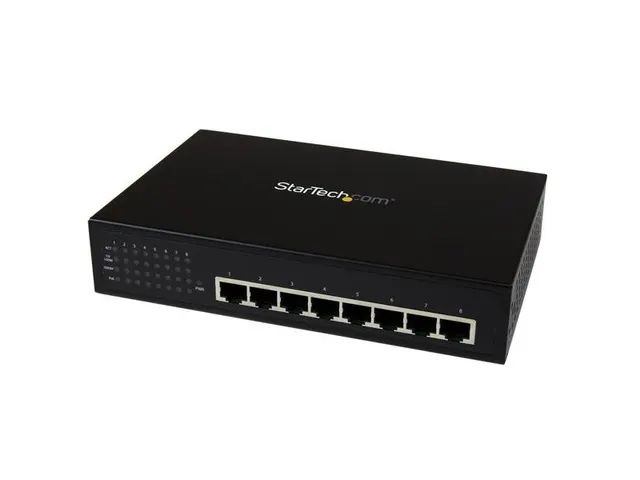 8-poorts Onbeheerde Industriële Gigabit Power Over Ethernet Switch