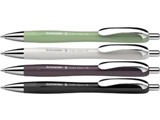 stylo bille Slider Rave Trend, pointe extra large, encre bleu, assorti