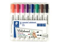 Viltstift Staedtler Lumocolor 351 whiteboard set à 8 stuks assorti