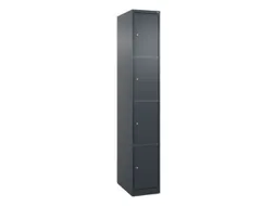 lockerkast,HxBxD 1850x300x500mm,1x4vakken,vak B 300mm,cil.-slot