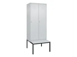 locker voor scheiding van kleding,HxBxD 2120x800x815mm,2vak