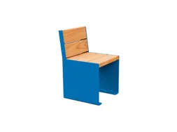 stoel,B 450mm,3latten,hout-zitting licht eikenhout,zitting H 450mm