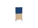 scheidingswand,HxB 1545x800mm,NE-esdoorn,BN6016-blauw
