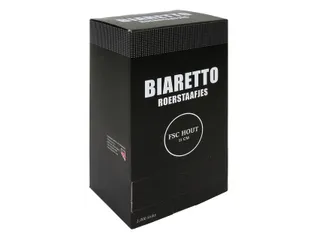 Roerstaafjes Biaretto hout 11cm 2000 stuks - 2
