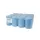 Handdoekrol Papier 120580 verlijmd CEL blauw 3-laags 12 Rol