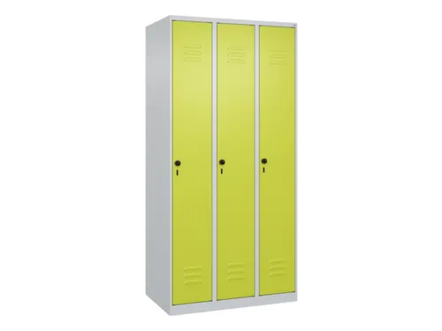 locker voor scheiding van kleding,HxBxD 1850x900x500mm,3vak