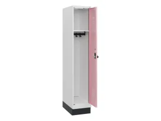 schoollocker,HxBxD 1630x300x500mm,1vak,vak B 300mm,draaigrendel,sokkel - 1