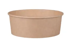 Maaltijdkom KartonmetPP 1300ml bruin doos 6x50st