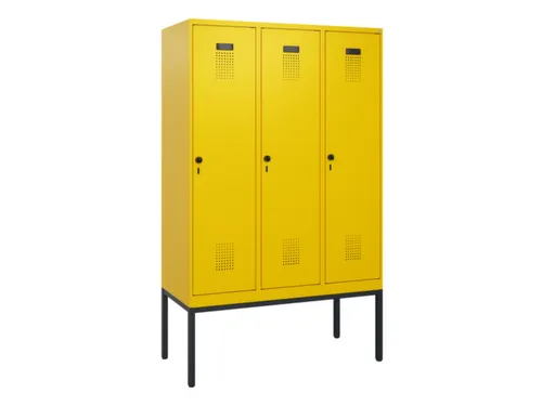 schoollocker,HxBxD 1950x1200x500mm,3vak,vak B 400mm,draaigrendel
