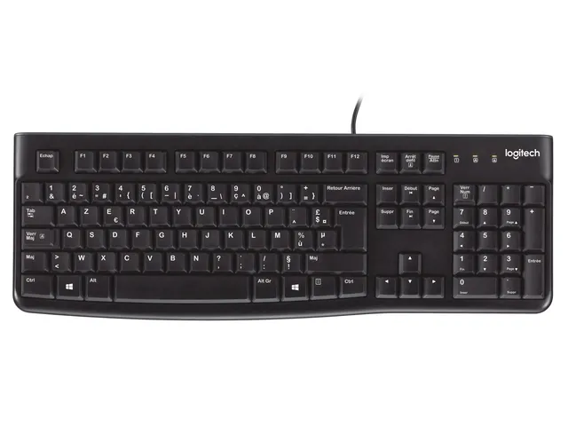 Toetsenbord K120 USB AZERTY FR Zwart