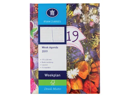 Agenda 2027 Ryam Weekplan limited edition 7dagen/2pagina's assorti