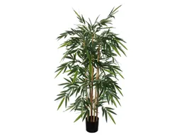 Kunstplant Mica Bamboe in plastic pot 150cm