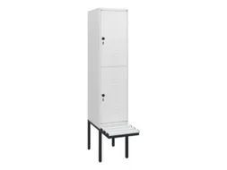 Dubbeldekse dekenkist,HxBxD 1950x400x815mm,1x2vak.,vak B 400mm