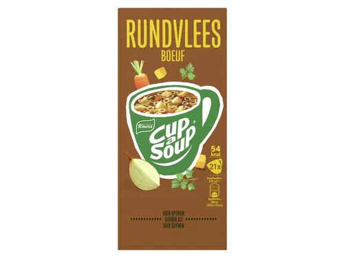 Cup-a-Soup Knorr rundvlees 21x175ml