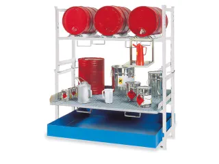 Complete Aanbieding Stapelframes 3X200L Roosterlegbord - 1