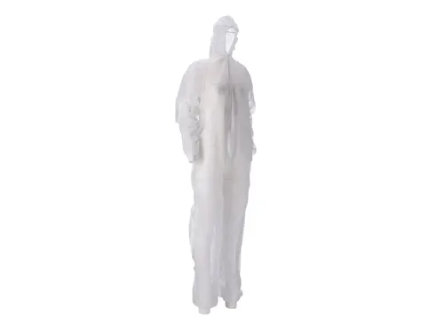 Overall CMT M non-woven ritssluiting PP wit 50 stuks