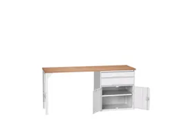 werkbank,HxBxD 930x2000x600mm,multiplexblad,2voeten/1container