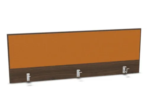 opzetpaneel bureau aanbouw achter NV bruin hickory BN3005-geel 1600mm