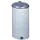 afvalverzamelaar,1x70l,HxØ 700x450mm,klemring,romp staal ijzerglans