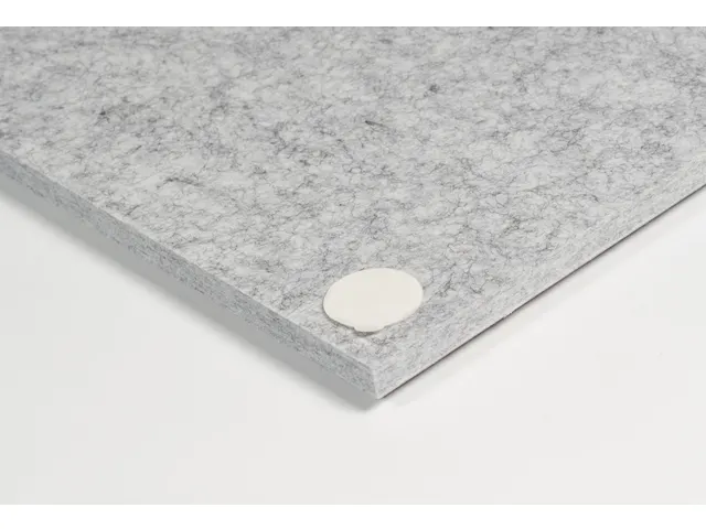 Panneau mural acoustique Feutre PET 30x120cm Gris clair 4pcs