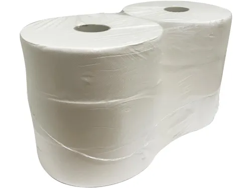 Toiletpapier Jumbo 2-laags 320m wit, pak van 6 rollen