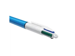 Balpen Bic 4kleuren medium lichtblauw - 3