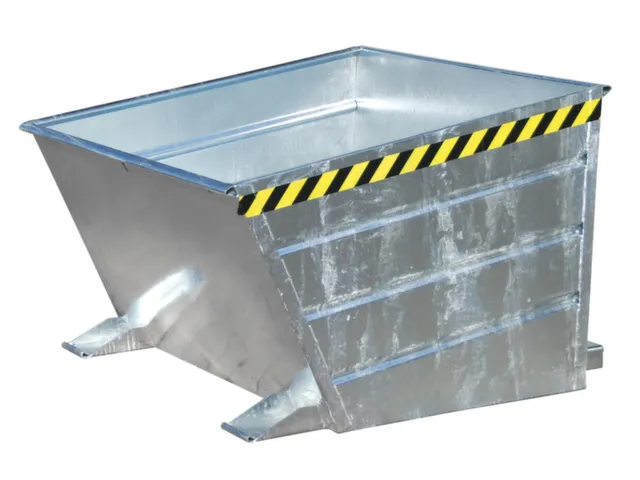 kiepbak,HxLxB 890x1445x1200mm,1m³,draagverm. 1500kg,verzinkt