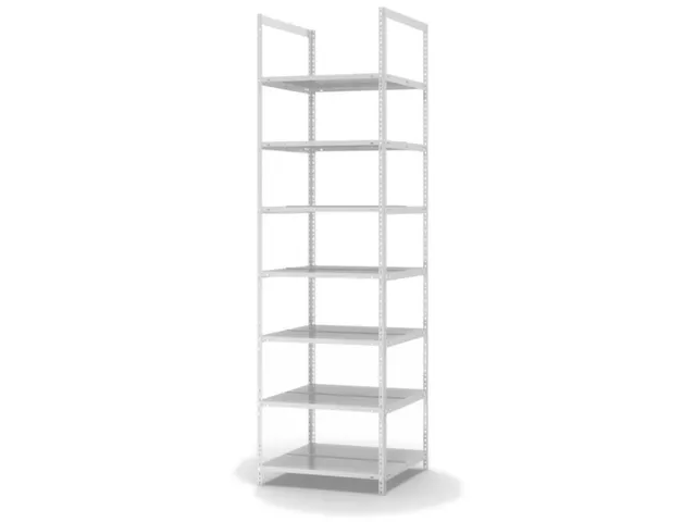 rayonnage pour classeurs,rayonnage départ,HxlxP 2550x750x600mm