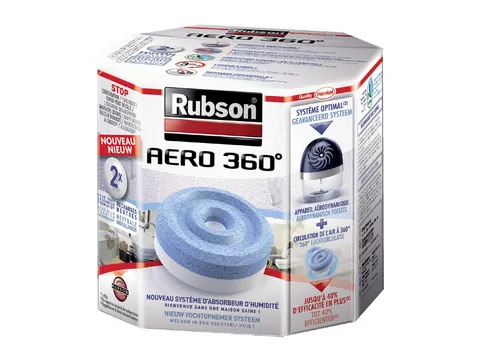 Vochtopnemer Rubson Aero 360 navulling 2 stuks