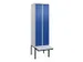 locker voor scheiding van kleding,HxBxD 2120x600x815mm,2vak