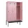 locker met bank,voor scheiding van kleding,HxBxD 2120x1200x815mm,3vak