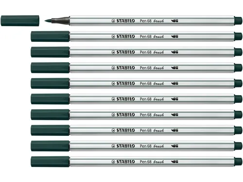 Brushstift STABILO Pen 568/63 aardegroen