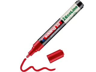 Paintmarker edding 50 EcoLine op waterbasis 2-3mm rood - 3