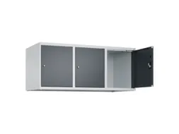opzetkast,v. locker,3vak.,vak B 400mm,HxBxD 500x1200x500mm
