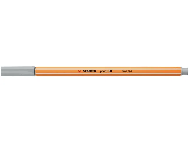 Fineliner STABILO point 88/94 licht grijs 0.4mm