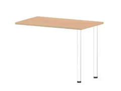 aanbouwtafel,i.h.v.,HxBxD 720-840x1000x600mm,NE-esdoorn